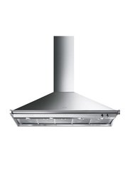 Smeg 120cm Wall Mounted Cooker Hood KD150HXE, Silver