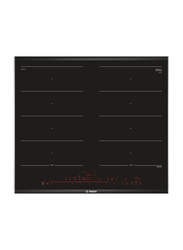 Bosch 4-Burner Built-In Induction Ceramic Hob, PXX675DV1E, Black