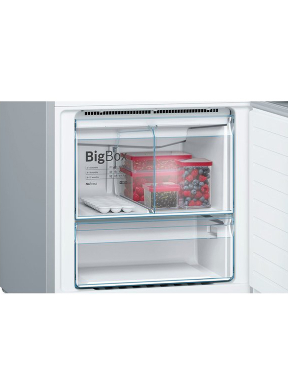 Bosch 559L Bottom Freezer Refrigerator, KGN56HI30M, Silver