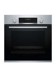 Bosch 66L Built In Stainless Steel Electric Oven, 3300W, HBJ538ES0M, Black/Silver