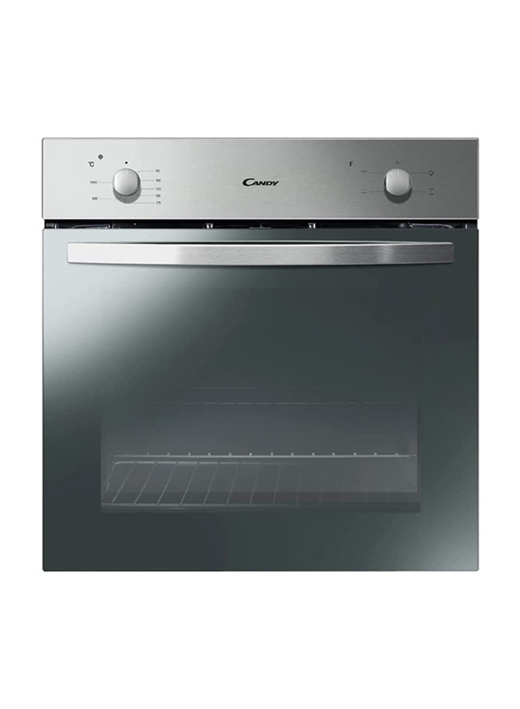 

Candy 70L Stainless Steel Built-In Electric Oven, 2100W, FCS100X, Silver/Black