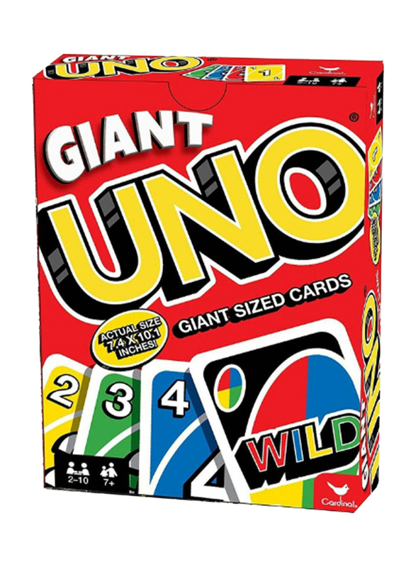 

Cardinal 108-Piece Set Giant Uno Card Game, 7.4 x 10.1 inch