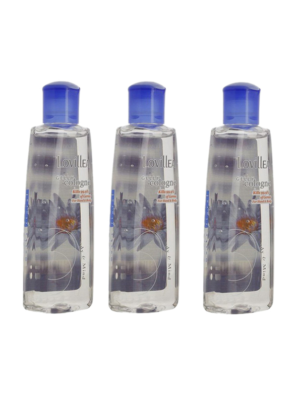 

Lovillea Musky Floral Gelly Cologne, 200ml, 3-Pieces