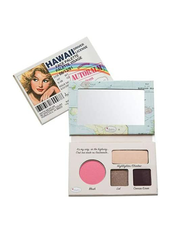 

The Balm Hawaii Driver License Face Palette, Multicolor