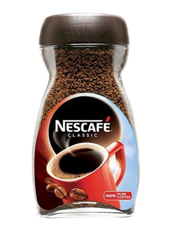 Nescafe Classic Instant Ground Coffee, 4 Bottles x 200g