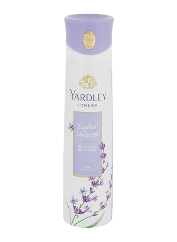 

Yardley London English Lavender Deodorising Body Spray for Women, 150ml