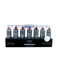 CP Trendies 7-Piece Alluring Hues Lipstick, Multicolor