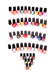 CP Trendies 50-Pieces Nail Polish, Multicolor