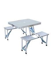 Vida Home Picnic Table, Silver