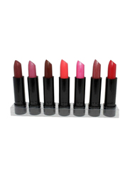 CP Trendies 7-Pieces Long Lasting Party Girl Lipstick Set, Multicolor