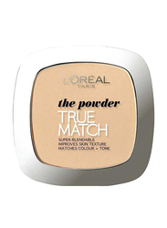 L'Oreal Paris True Match Super Blendable Powder, 9gm, W1 Golden Ivory, Beige