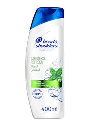 Head & Shoulders Menthol Refresh Anti-Dandruff Shampoo for All Hair Types, 400ml