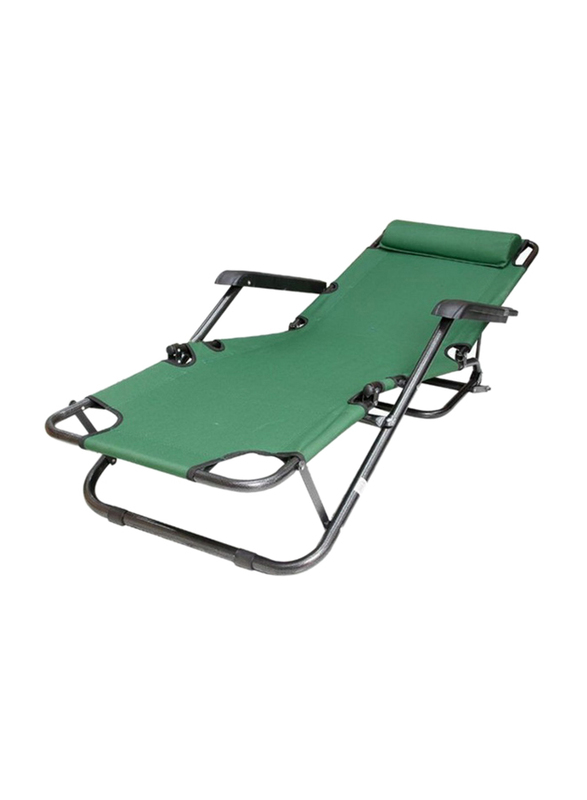 Generic 3-in-1 Foldable Beach Chair, Green