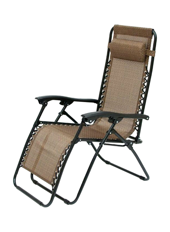 Foldable Camping Chair, Brown