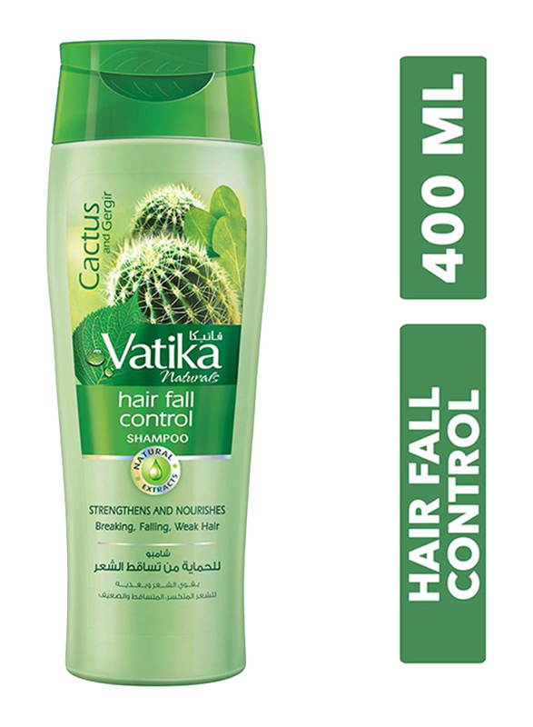 

Dabur Vatika Naturals Hair Fall Control Shampoo for All Hair Types, 400ml