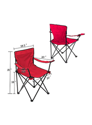 Folding Camping Chair, Red