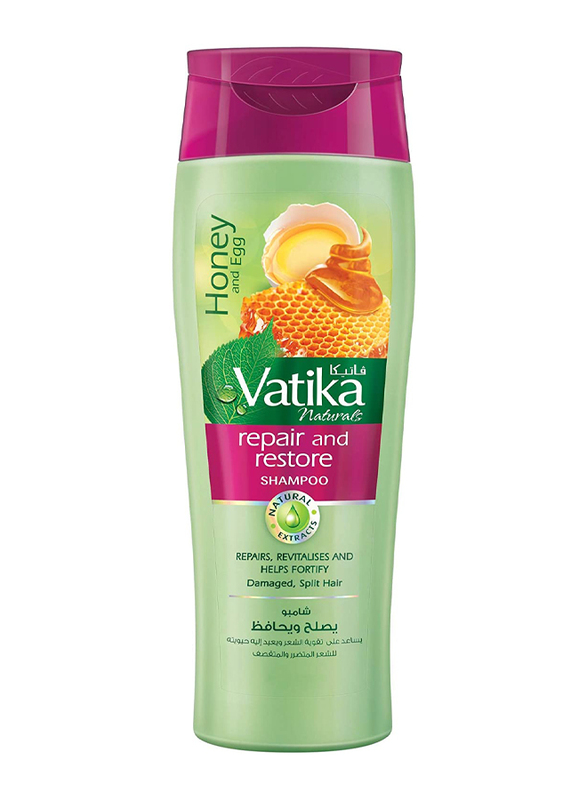 

Vatika Repair and Restore Shampoo for Damaged Hair, 400ml
