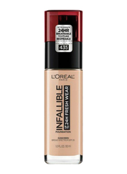 L'Oreal Paris Infaillible Up to 24H Fresh Wear SPF 25 Foundation,  30ml,  505 Toffee,  Beige