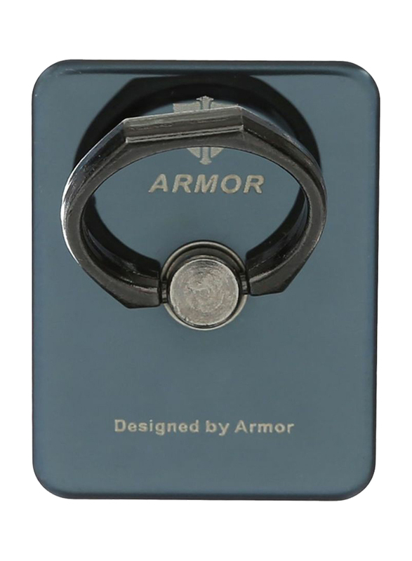 Armor Mobile Ring Holder for All Smartphones, Black