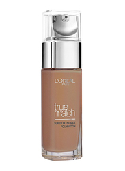 L'Oreal Paris True Match Super Blendable Liquid Foundation, 30ml, 7D7W Golden Amber, Beige