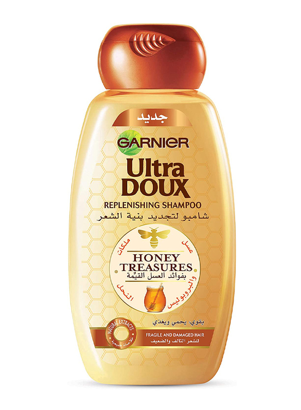 

Garnier Ultra Doux Honey Treasures Repairing Shampoo for Damaged Hair, 400ml