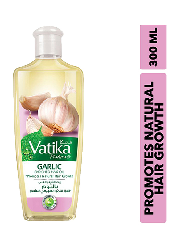 

Dabur Vatika Garlic Enriched Hair Oil for All Hair Types, 300ml