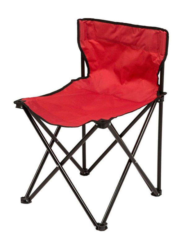 Conjoined Folding Camping Chair, Red/Black
