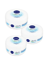 Nivea Soft Moisturizing Cream Set, 200ml, 3-Pieces