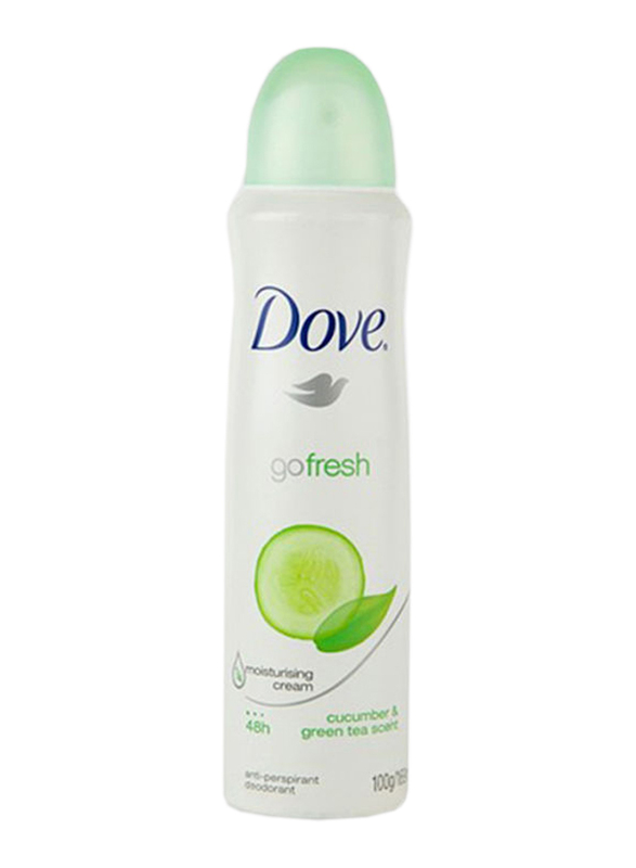 

Dove Go Fresh Cucumber and Green Tea Antiperspirant Deodorant Spray, 100gm