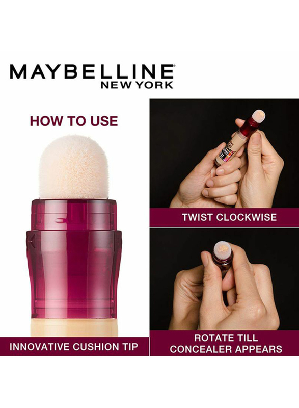 Maybelline New York Instant Age Rewind Dark Circle Eraser Concealer, 6ml, Medium 130, Beige