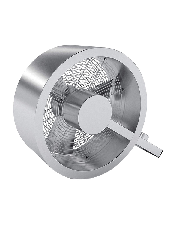 Stadler Form Q Stainless Steel Fan, Silver