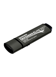 Kanguru 16GB Defender Elite300 USB 3.0 Flash Drive, Black
