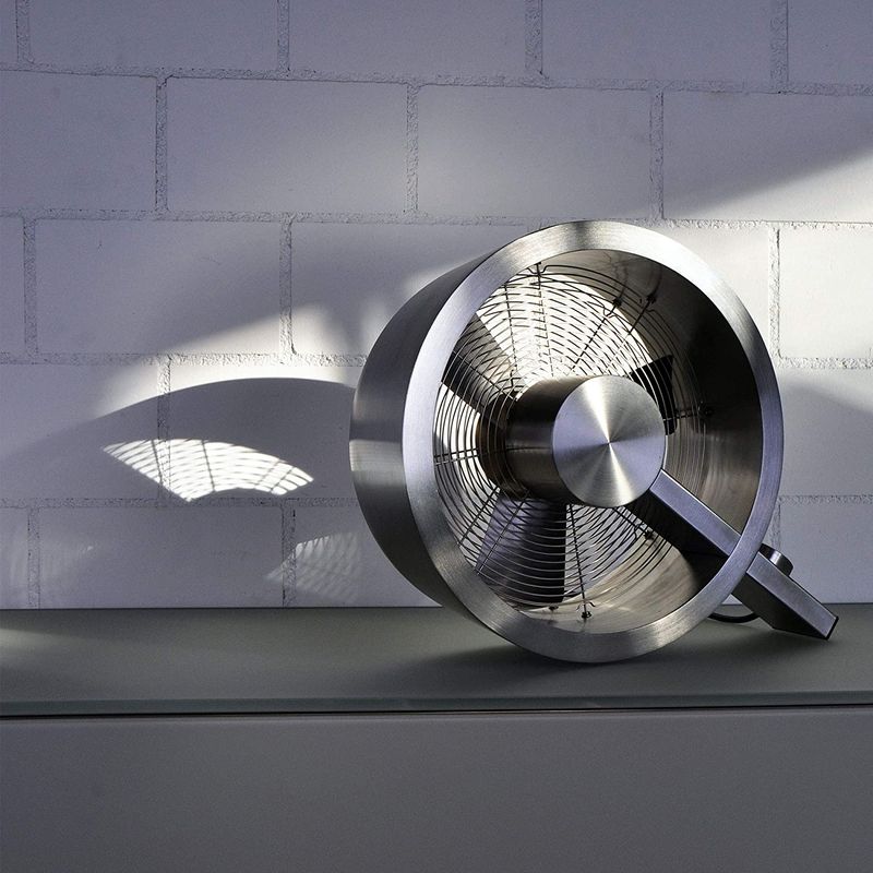 Stadler Form Q Stainless Steel Fan, Silver