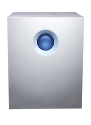 LaCie 40TB Enterprise HDD 5Big Thunderbolt 2 External Portable Hard Drive, Thunderbolt, External Power Supply, with Thunderbolt Cable, STFC40000400, Silver