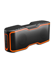 Aomais Sport II Portable Wireless/Bluetooth Speakers, Orange/Black