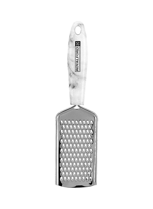 

RoyalFord 8cm Marble Designed ABS/Stainless Steel Grater, White/Grey/Silver
