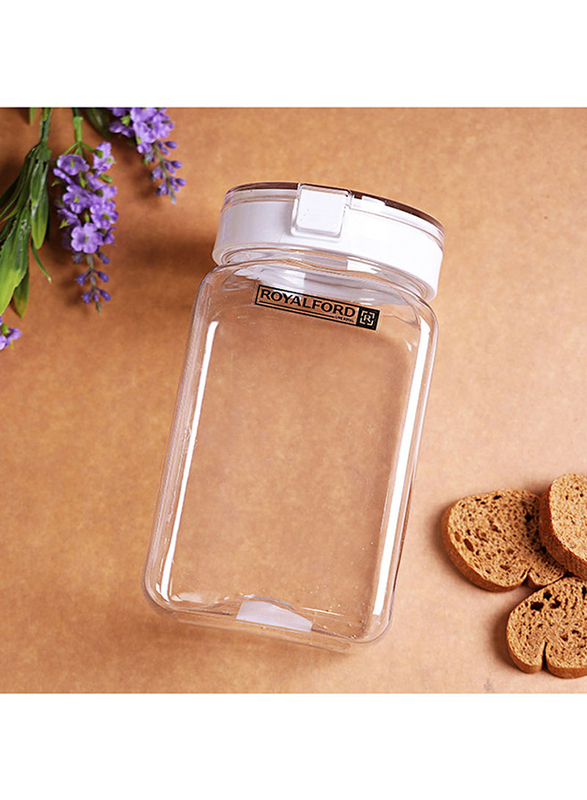 RoyalFord Pet Plastic Canister, 600ml, Clear