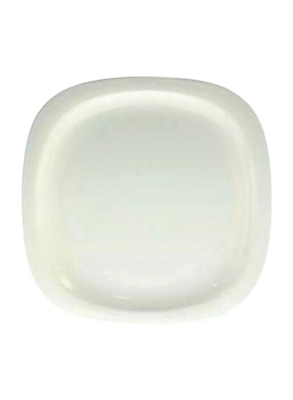 

Royalford 10.5-inch Melamine Square Serving Plate, RF9859, White