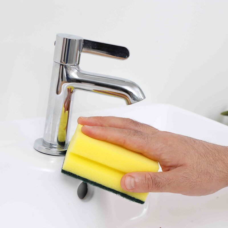 RoyalFord Rosele Wilkins Sponge Scrubber, 2 Pieces, Yellow/Green