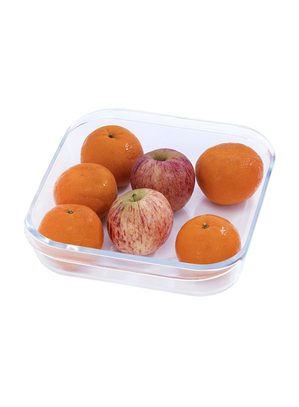 RoyalFord 2 Ltr Glass Square Baking Dish, RF2701-GBD, Clear