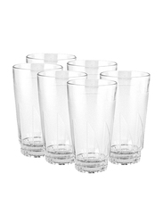 RoyalFord 12oz 6-Pieces Glass Tumbler Set, RF2654-GT6, Clear
