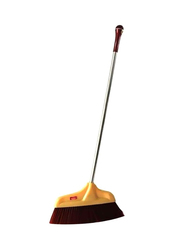 Delcasa Broom with Stick, Brown/Beige/Silver