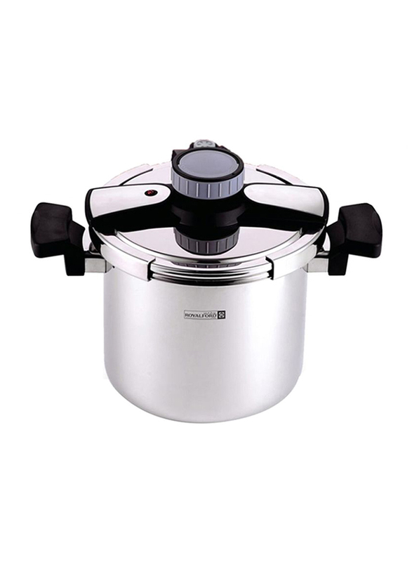 

RoyalFord 7 Ltr Stainless Steel Pressure Cooker, RF7605, Silver