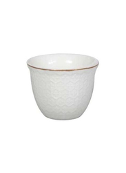 RoyalFord 3 oz 12-Piece Set Porcelain Cawa, White