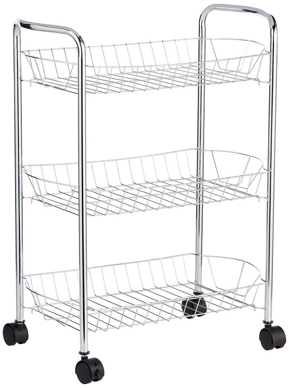 

Royalford 3-Layer Storage Rack, RF10151, Silver