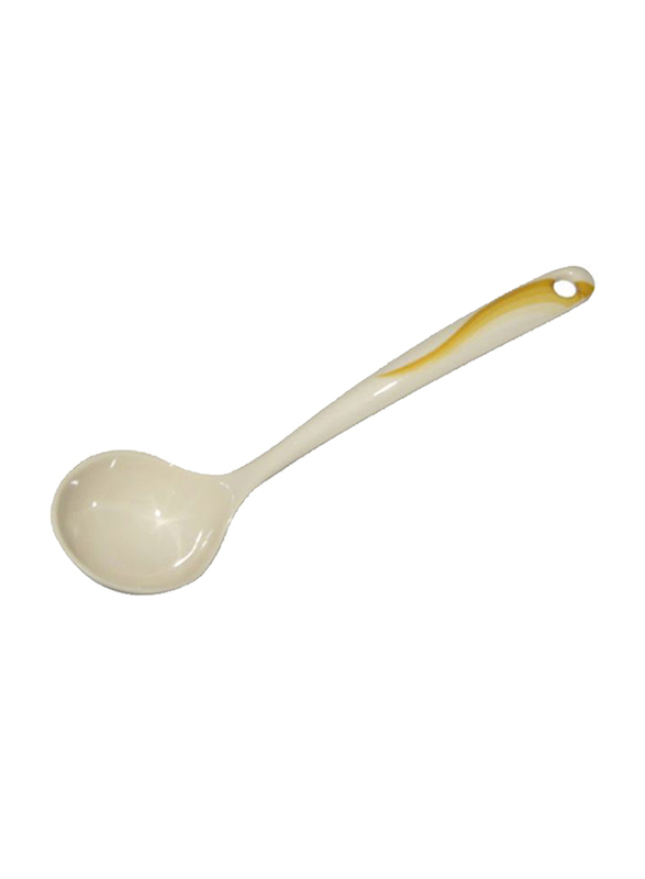 RoyalFord 8-inch Melamine Ware Super Rays Spoon, RF8058, Orange/White