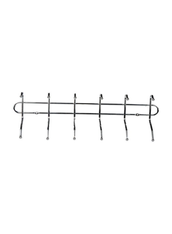 Delcasa 6 Stainless Steel Wall Mount Hook, Silver