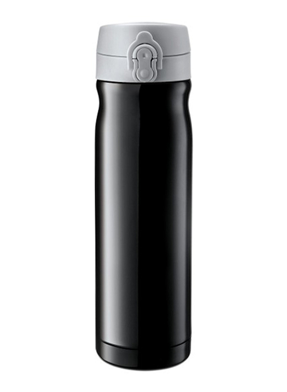 RoyalFord 500ml Double Wall Stainless Steel Vacuum Bottle, RFU9094, Black