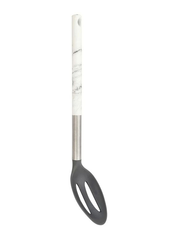 

RoyalFord 8cm Marble Designed Nylon Slotted Spoon, RF9541, White/Silver/Black