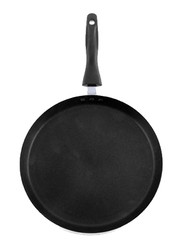 RoyalFord 27cm Aluminium Non-Stick Deluxe Smart Tawa, RF7459, Black